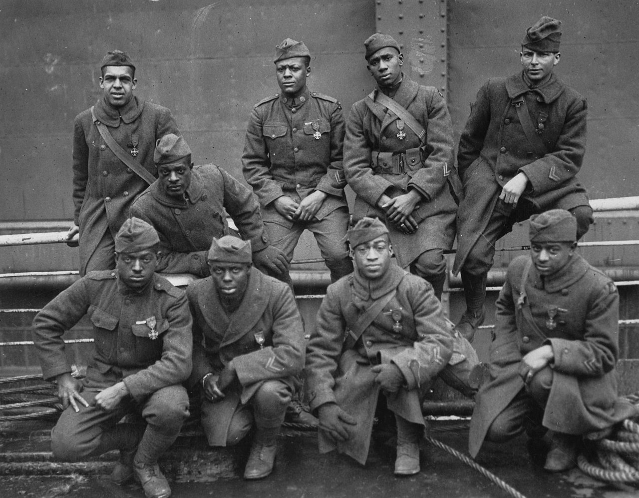 African-American Winners of the Croix De Guerre from the 369th Regiment, 1919