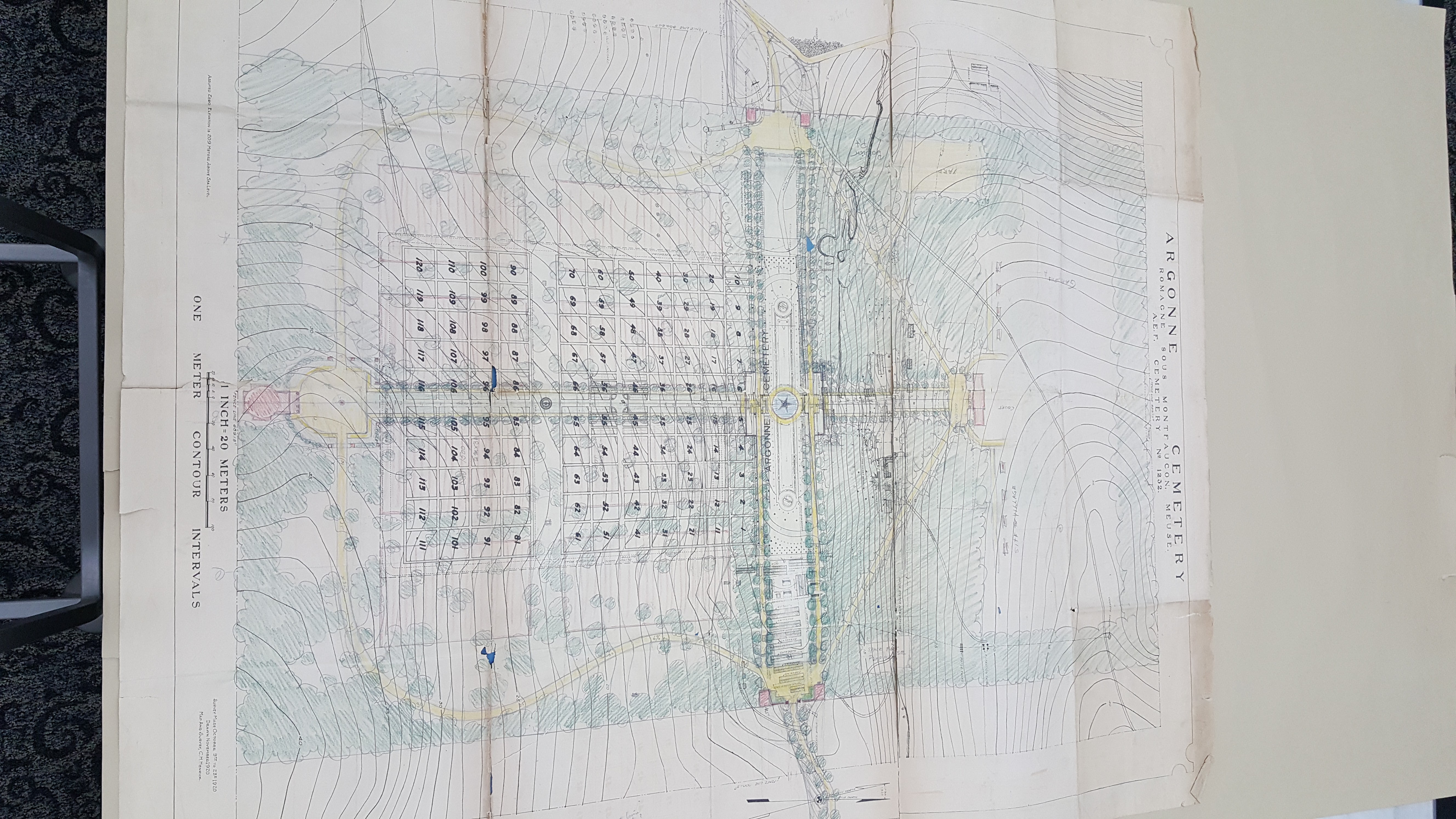 Argonne Cemetery Map