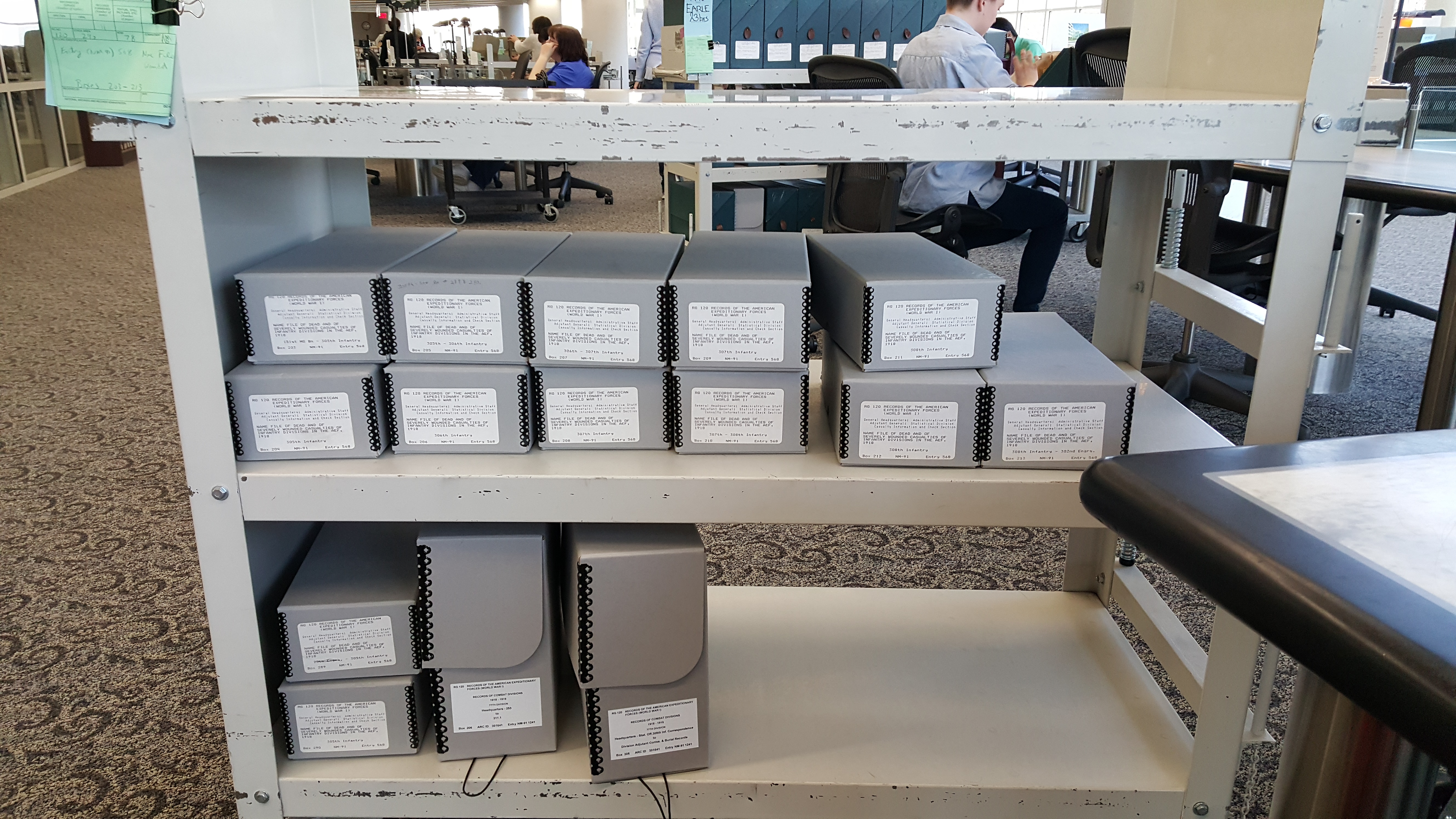 research files cart