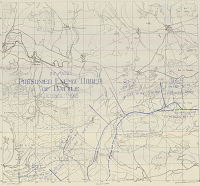 Map image Presumed enemy order of battle October 7 1918