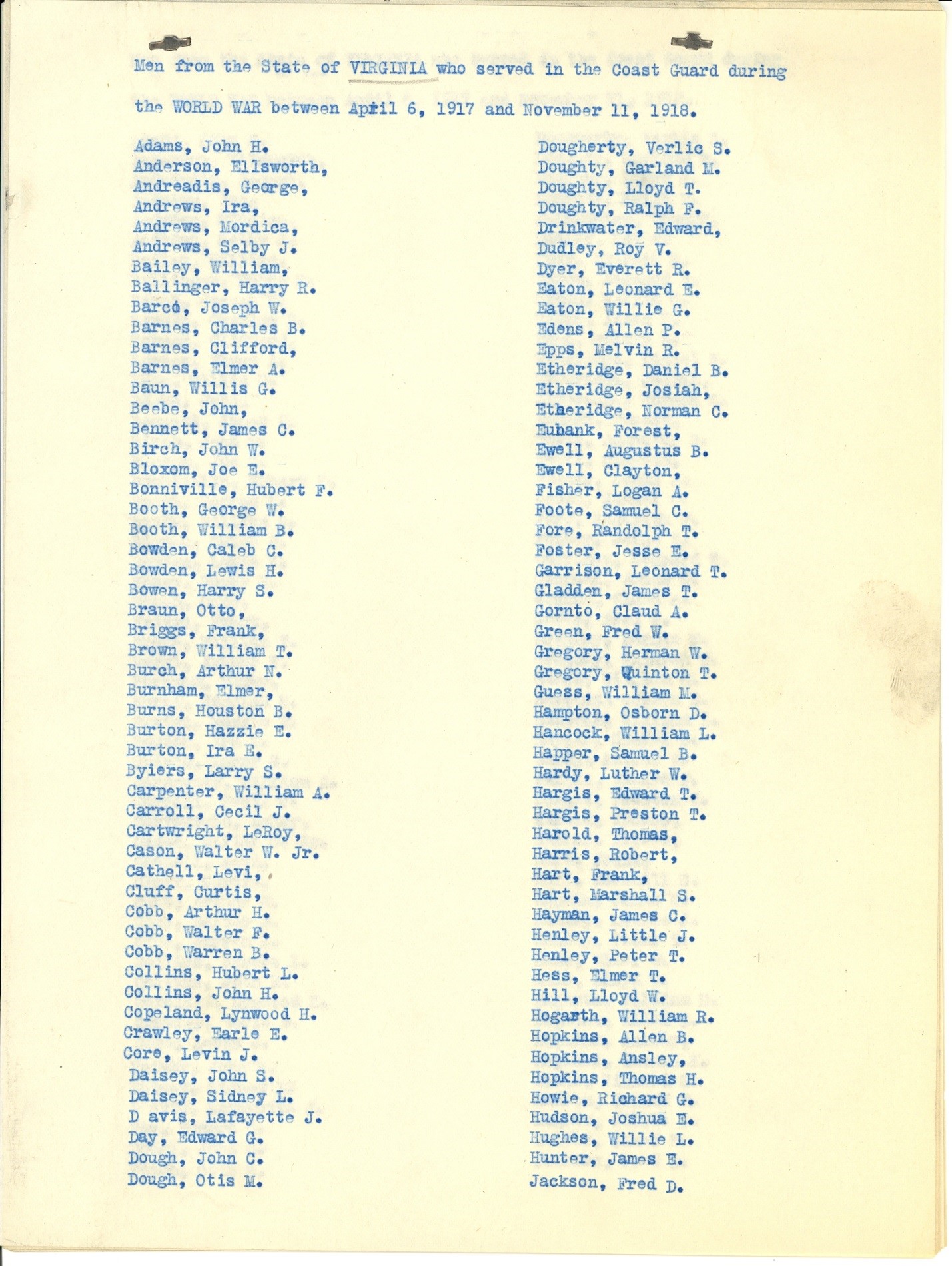 USCG records state by state list