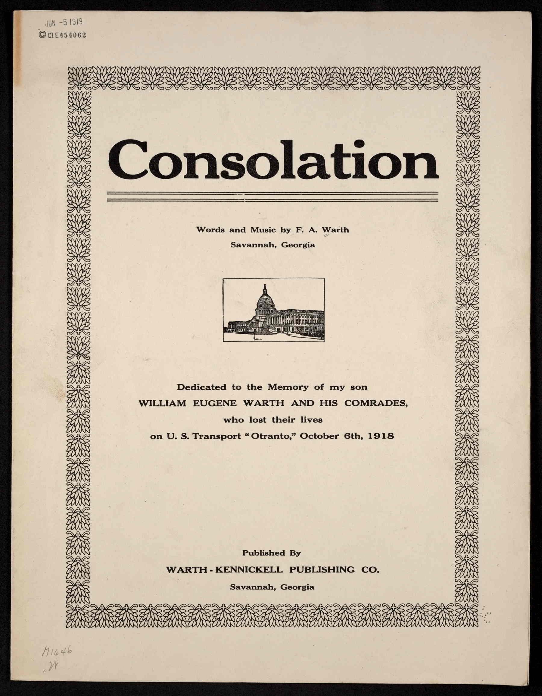 Consolation Otranto PDF Page 1 Image 0001