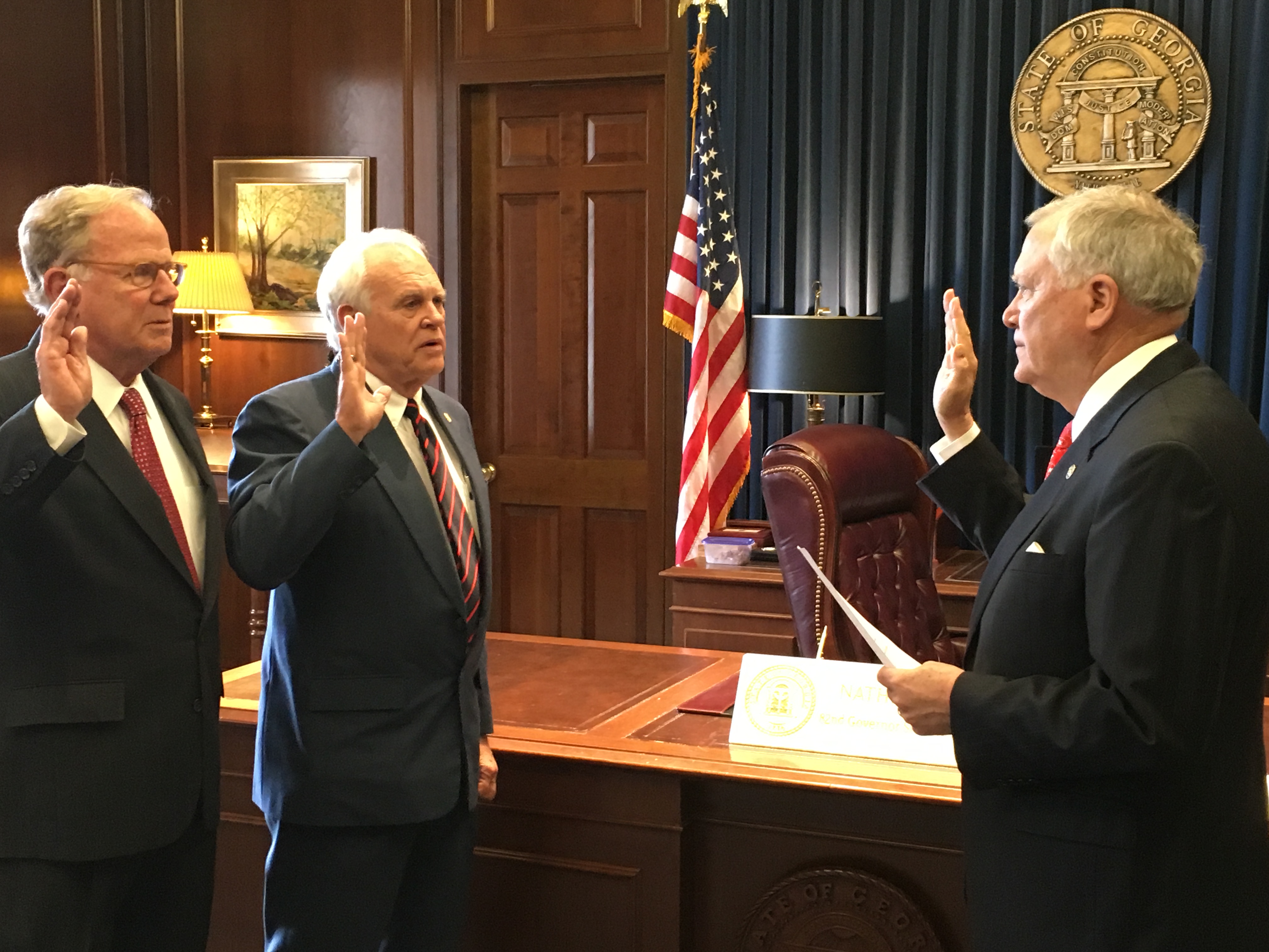 Governor Deal Swearing Appointees