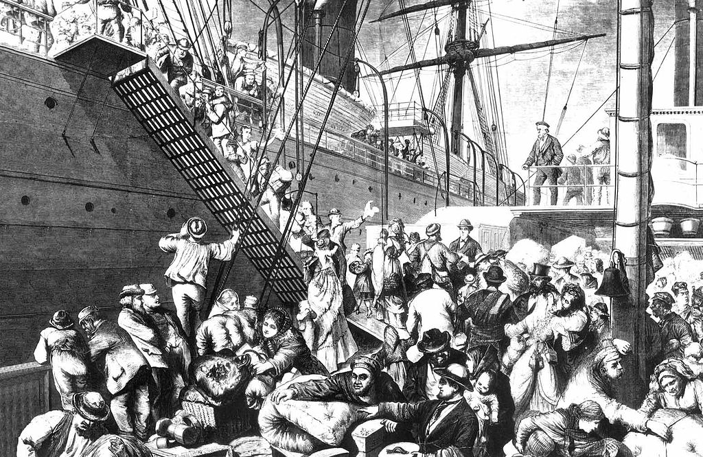 Germans emigrate 1874