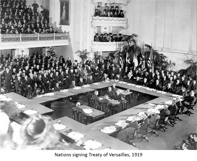 Treaty of Versailles signing 1919 text 750 px