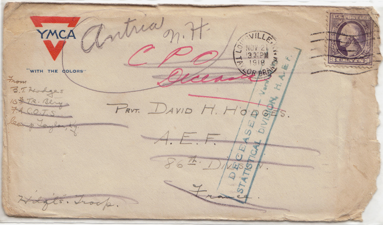 Bert Hodges Envelope