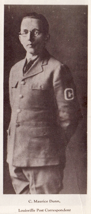 Maurice Dunn - Dressed in Correspondent's Uniform Maurice Dunn