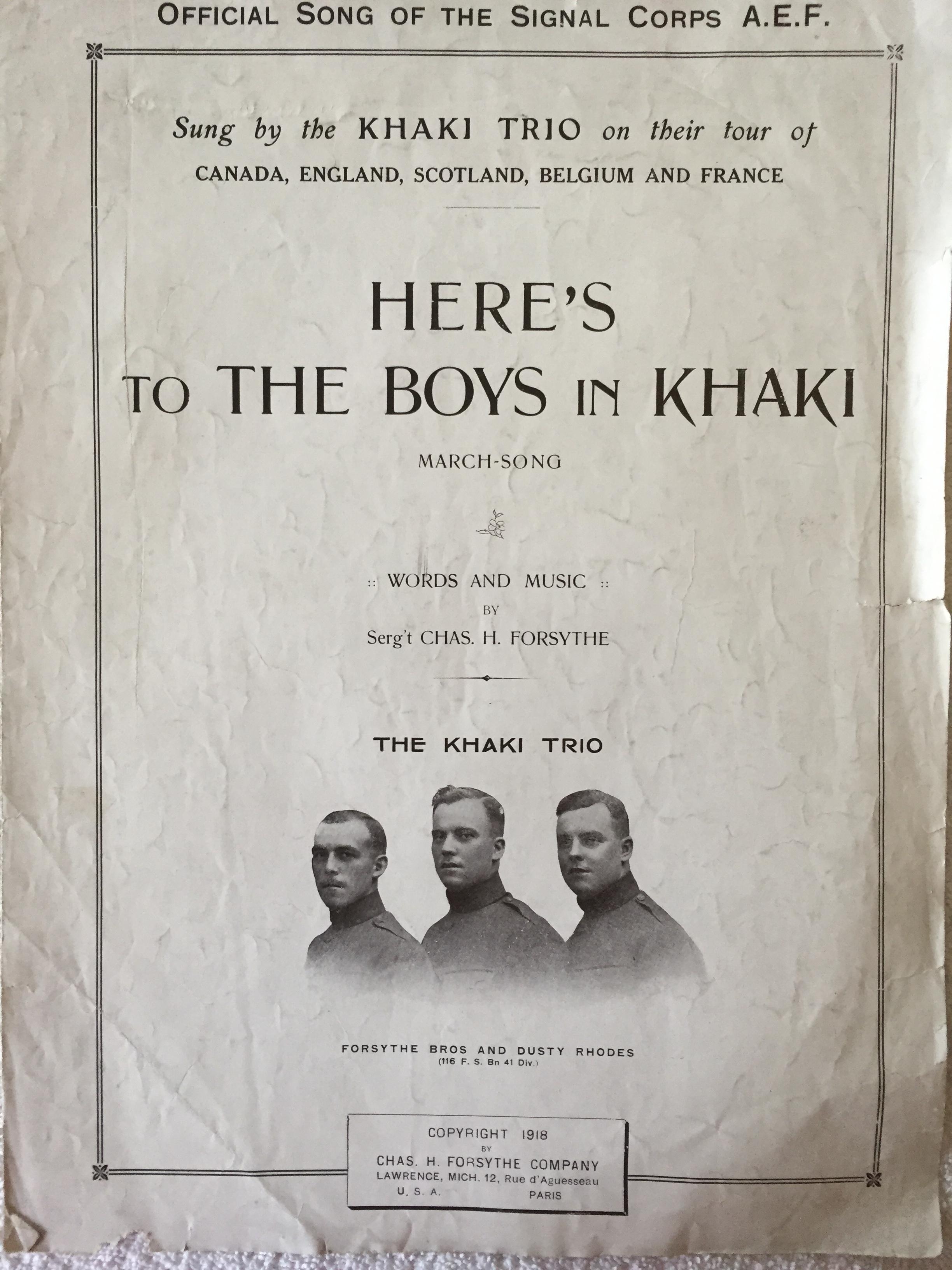 Khaki Trio 1