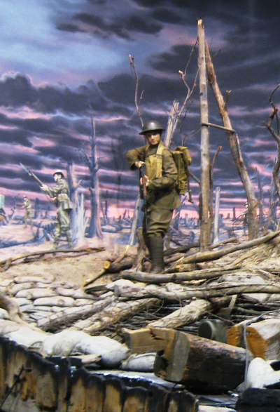 Detail Cantigny First Division Museum mural 11 Paul Barker