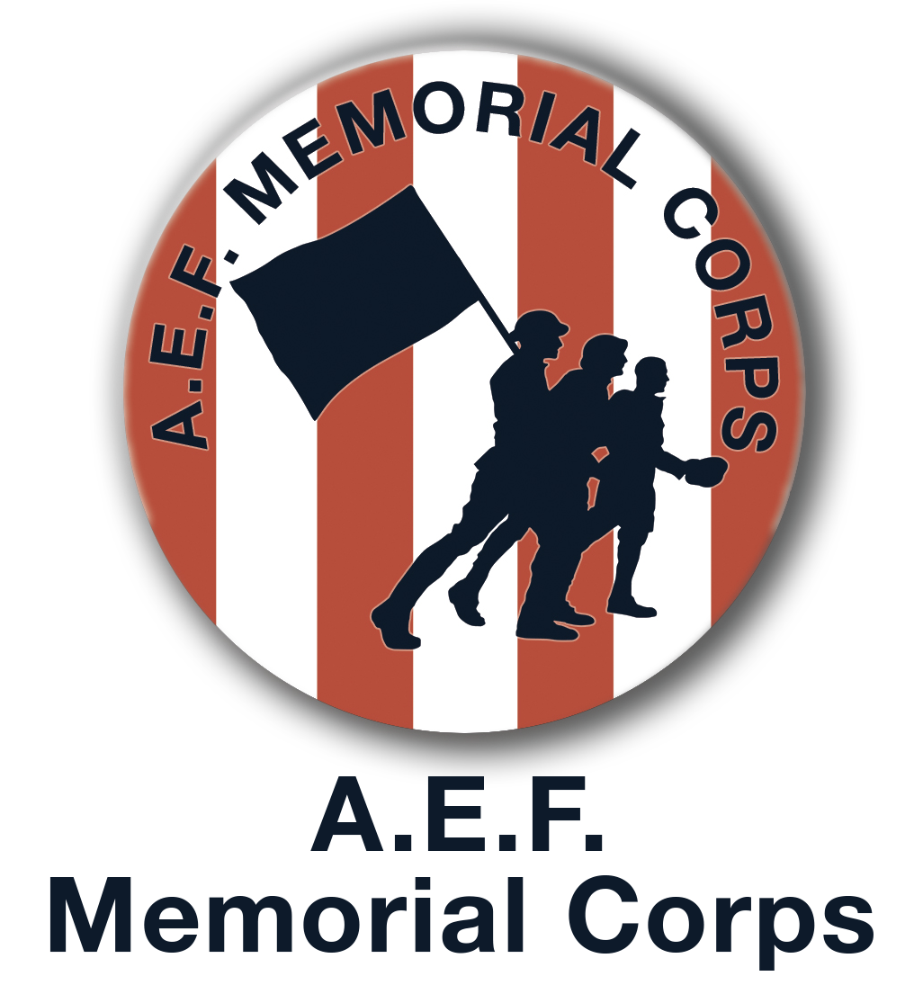 AEF Memorial Corps button