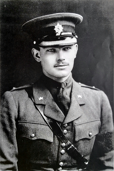 Lt Charles Fletcher Hartley in Coldstream Guards uniform