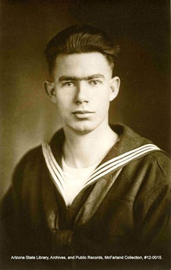 Ernest McFarland in Navy during WWI