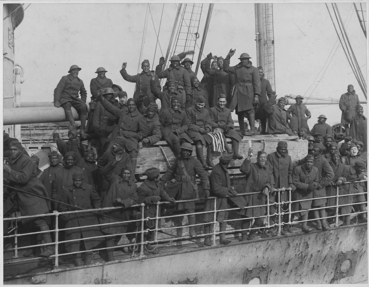 Harlem Hellfighters 369th Regiment Arrives Home