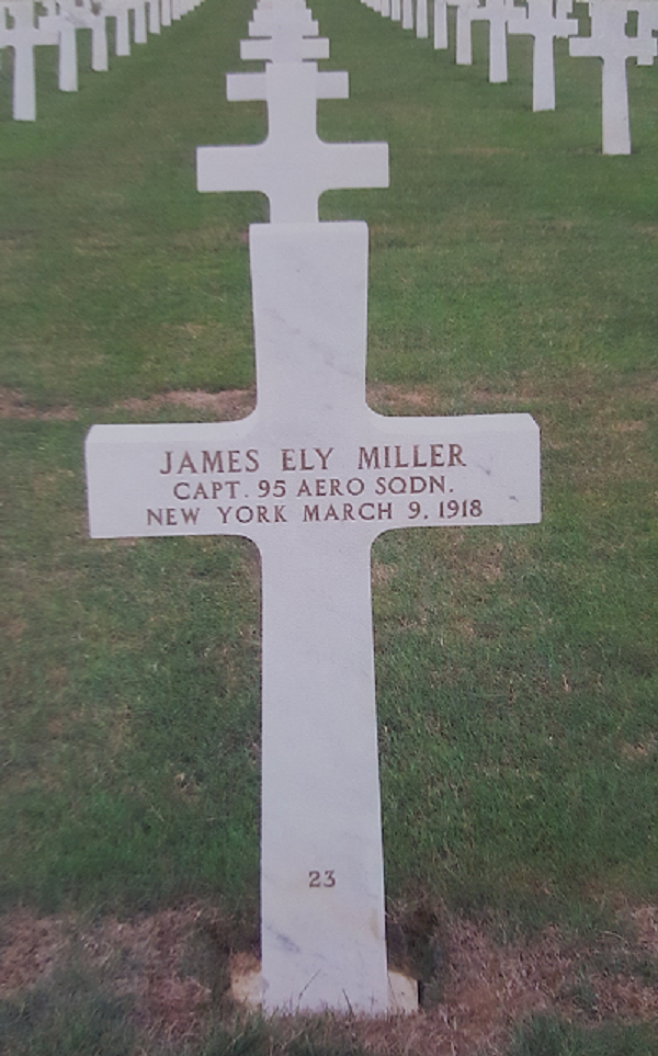 James Ely Miller headstone 600