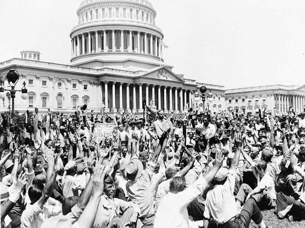 bonus marchers at Capitol