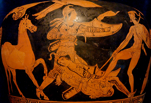 death of sarpedon 500