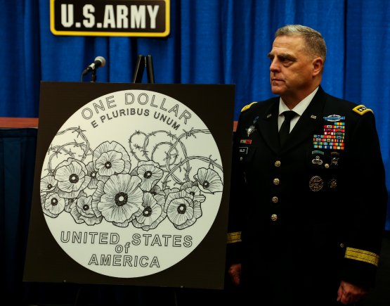 Milley with Coin