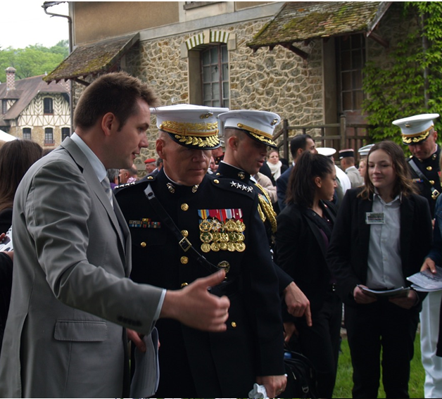 Bervas with Commandant