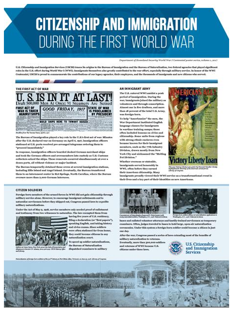 USCIS WWI poster