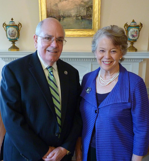 Dan Dayton with Ann Turner Dillon of DAR 04Oct2016