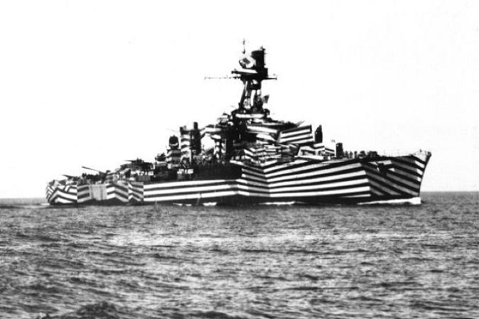 dazzle painting ship