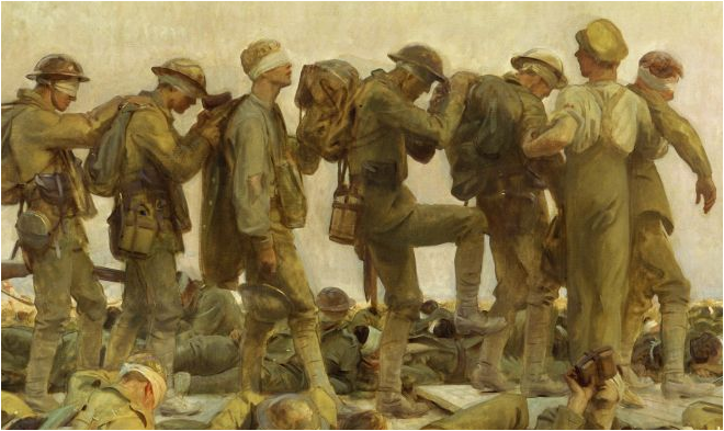 Detail from Gassed