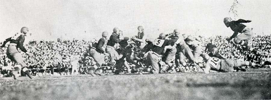 1918 Rose Bowl 003 game action