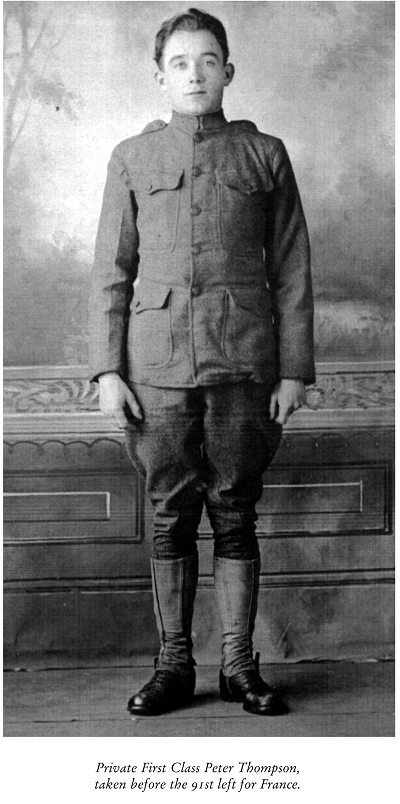 Doughboy Peter Thompson 1917 or 1918 400