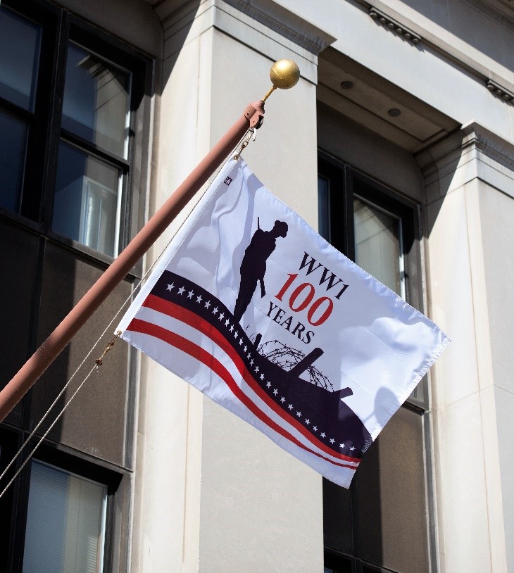 Flag at Legion HQ