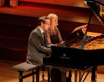 anne lise et david au piano