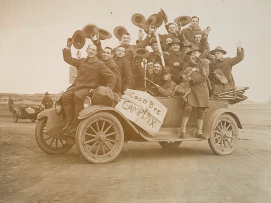 Goodbye Camp Dix 1919 National Archives small