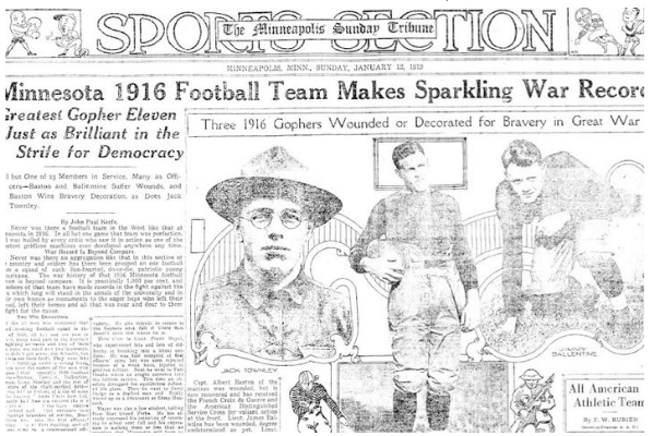 Gophers front page