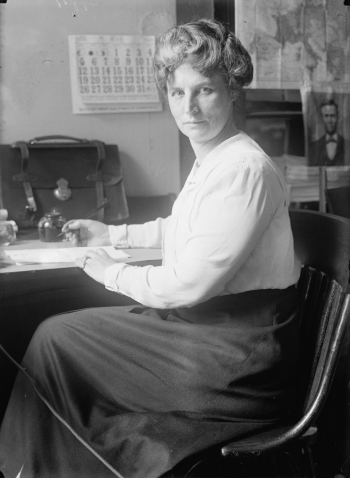 Higbee at desk