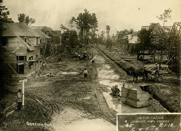 Hilton Village under construction