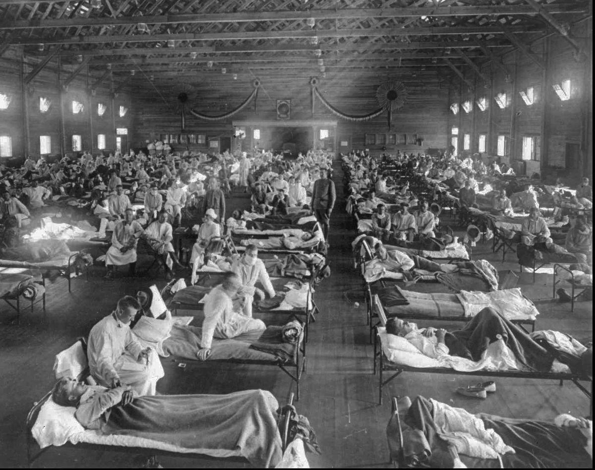 Ft Riley KS hospital 1918