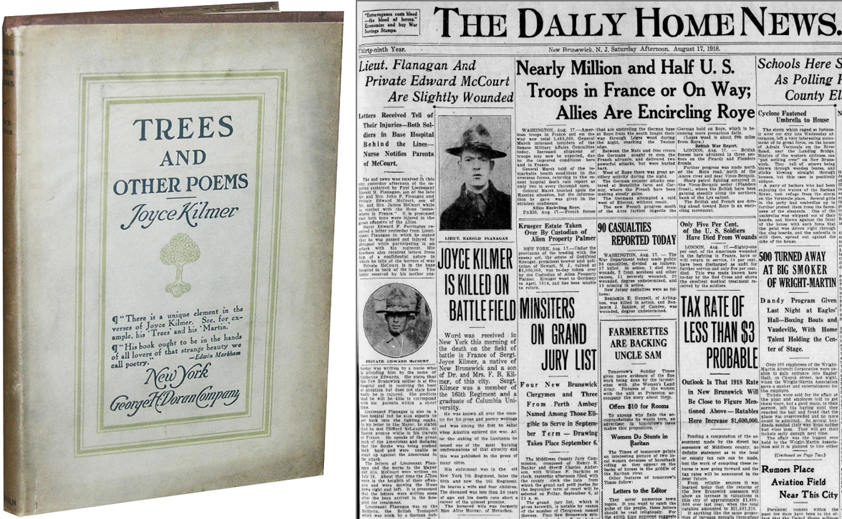 Book and headline