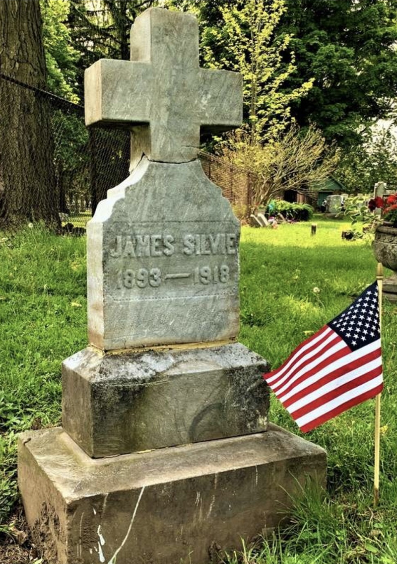 Silvie headstone restored
