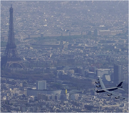 B 52 over Paris