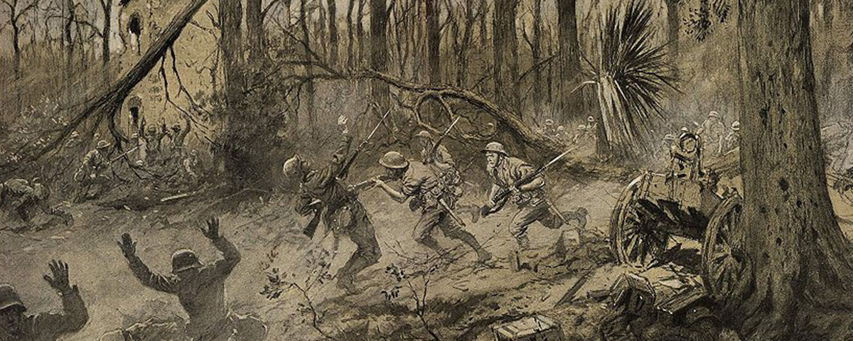 Marines Charge at Belelau Wood