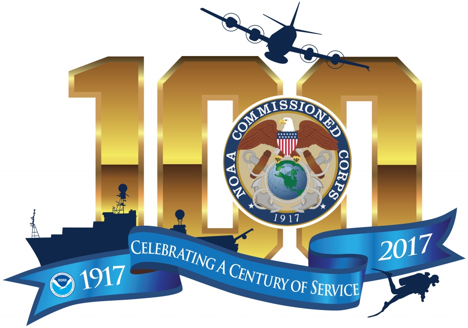 NOAA Corps 100 Year Graphic