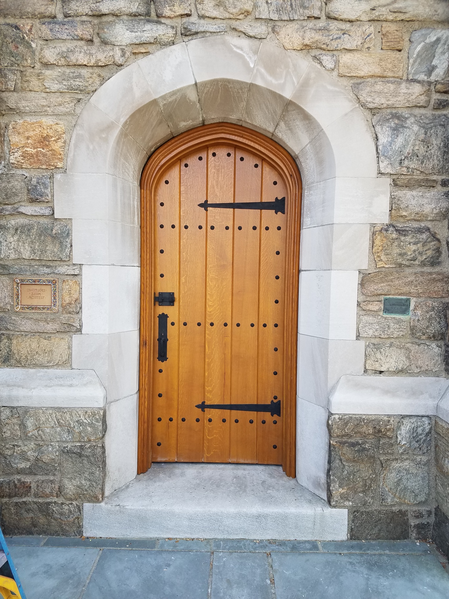 Riverdale Memorial Belltower 1345 replica door 4.25.2019 J Saunders 1
