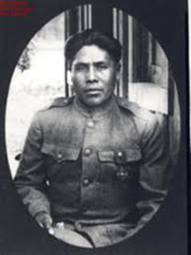 Choctaw Code Talker Joseph Oklahombi