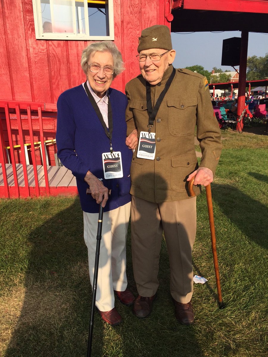 This gentleman wore his father's WW1 uniform to the Commemoration