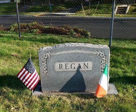 Martin Kane buried Regan headstone