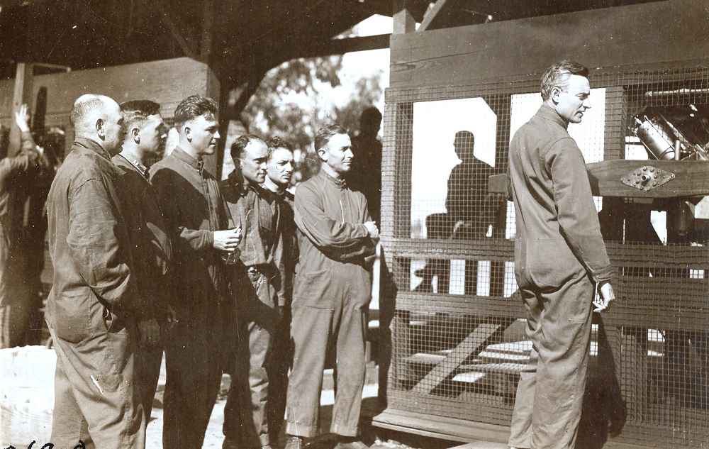 John Purroy Mitchel at training