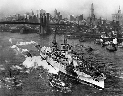 USS Arizona in New York City 400