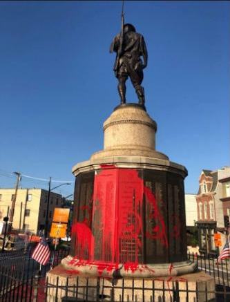 Vandalized WWI Memorial Pittsburgh