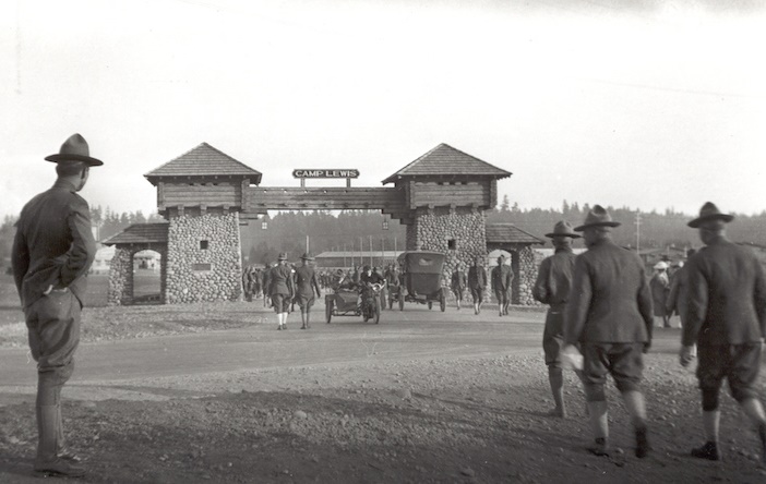 Camp Lewis Gate 1917