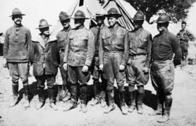 Pershing and Officers
