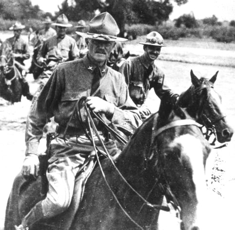 Pershing in Mexico square